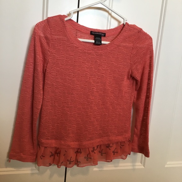 Eyeshadow Girls Other - Girls size medium 10-12 fancy top Eyeshadow Girls